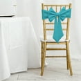 thumbnail image 5 of RBCKVXZ Ties-free Chair Sashes Decorative Bow Chair Ribbon Bows Elastic Chairs Cover Band Back Sashes for Wedding Party Ceremony Reception Events Banquet Restaurant Kitchen Decor(10 x18 inch), 5 of 6