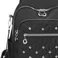 thumbnail image 6 of Stylago Womens Fashion Backpack Nylon Water Proof Schoolbag Daypack Detachable Strap Multiple Compartments Laptop Bags Black, 6 of 8