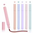 thumbnail image 4 of maskred 6pack/lot Pastel Highlighter Pack Quick Drying Easy To Vibrant Colors Pastel Stationery Highlighters 5Set, 4 of 6