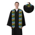 thumbnail image 4 of Haiem Landscape With Sunflowers Pattern Graduation Stole 2024 | Premium Satin Sash for Graduation Ceremony, 4 of 7