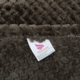 thumbnail image 7 of PiccoCasa Super Cozy Warm Flannel Fleece, 1 Piece Full Blanket, Coffee Color, 7 of 7