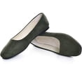 thumbnail image 4 of Women Comfort Square Toe Ballets Flats, Slip On Classical Walking Shoes for Wedding/Driving/Dating, 4 of 7