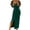 Green, variant on gakvbuo Fall Dresses for Women Women Sexy Casual V-Neck Long Sleeve Solid Color High Split Sheath Ankle-Length Dress