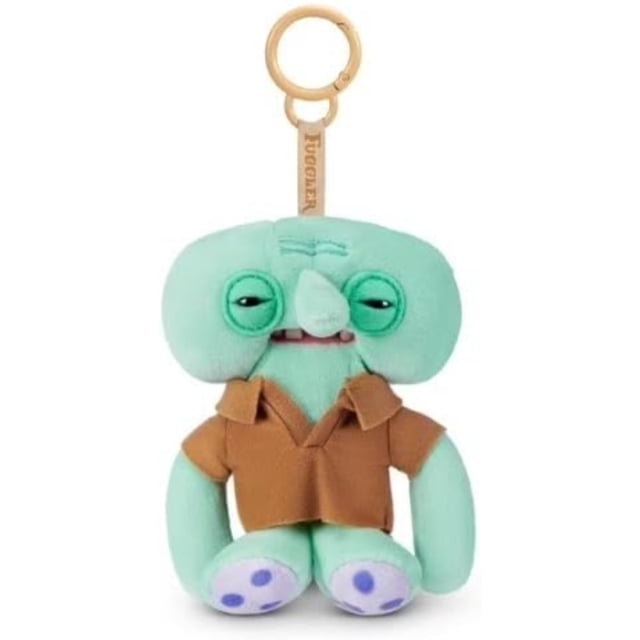 Llavero de peluche Fuggler Bob Esponja, 13 cm, con licencia oficial