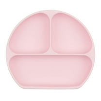 Bumkins Baby Silicone Grip Dish: Pink