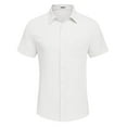 thumbnail image 7 of COOFANDY Men's Summer Linen Shirts Short Sleeve Button Down Shirts for Men Fashion Beach Casual Shirt, 7 of 7
