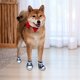 thumbnail image 4 of 2 pares de zapatos de lona para perros, botas protectoras transpirables y antideslizantes para perros, talla 5., 4 of 5