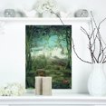 thumbnail image 1 of Green Forest Glade - Landscape Canvas Art Print, 1 of 3