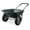 Dark Gray, variant on Yunken Dual-Wheel Garden Cart, Home Utility Yard Wheelbarrow with Built-in Stand for Lawn, Gardening, Construction - Green