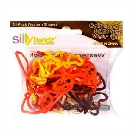 Sillybandz Western Shapes, 24 Pack
