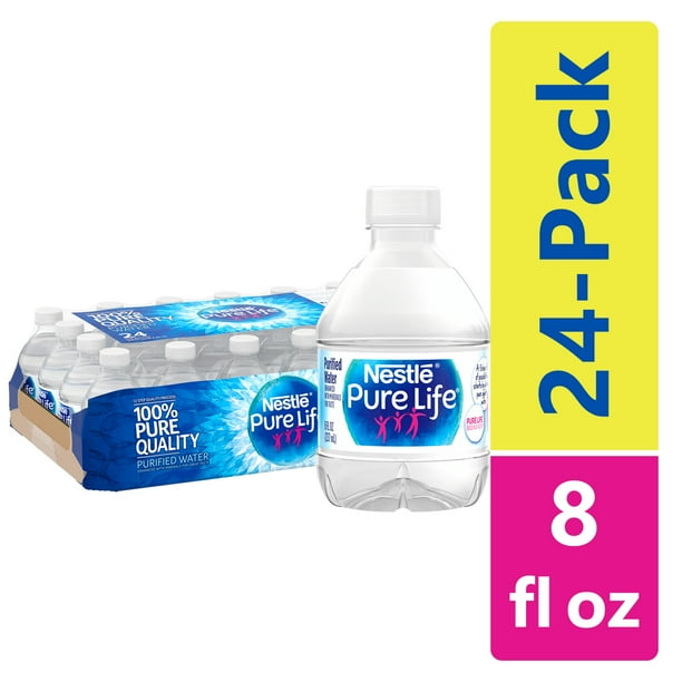 Nestle Pure Life Purified Water, 8 fl oz. Plastic Bottled Nestle Pure Life Purified Water, 8 fl oz. Plastic Bottled
