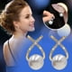 thumbnail image 1 of Fiudx Conjunto de Pendientes de Perlas, Elegantes Pendientes de Perlas Naturales, Joyería de Moda, Aguja de Plata 925, Regalo para Mujer, Accesorios de Boda, 1 of 6