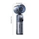 thumbnail image 3 of Transparent Ice-Cool Handheld Folding Fan Portable And Compact-Ideal For Offices Students And Outdoor Use-Powerful Airflow, 3 of 6