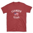 thumbnail image 1 of Leander Texas Patriot Men's Cotton T-Shirt, 1 of 1