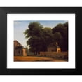thumbnail image 2 of Jean-Victor Bertin 24x19 Black Modern Framed Museum Art Print Titled - Entry to the Park at St. Cloud (1810), 2 of 5