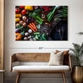 thumbnail image 3 of Elephant Stock Vegetable Stir Fry Cooking Wall Art - Horizontal Canvas Wall Art - Kitchen Wall Decor - Food And Drink Canvas - Green And Brown Decor - 51" x 34", 3 of 8