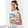 thumbnail image 6 of FORMRS 3 Ring Binder 1.5 inch with Pockets Set of 2 Clip Board 200 Sheets Capacity, Cartoon Orange Houses, 6 of 8