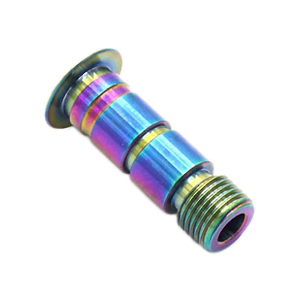 Tornillo de cambio trasero de pernos de aleación de titanio Tc4 de bicicleta colorido