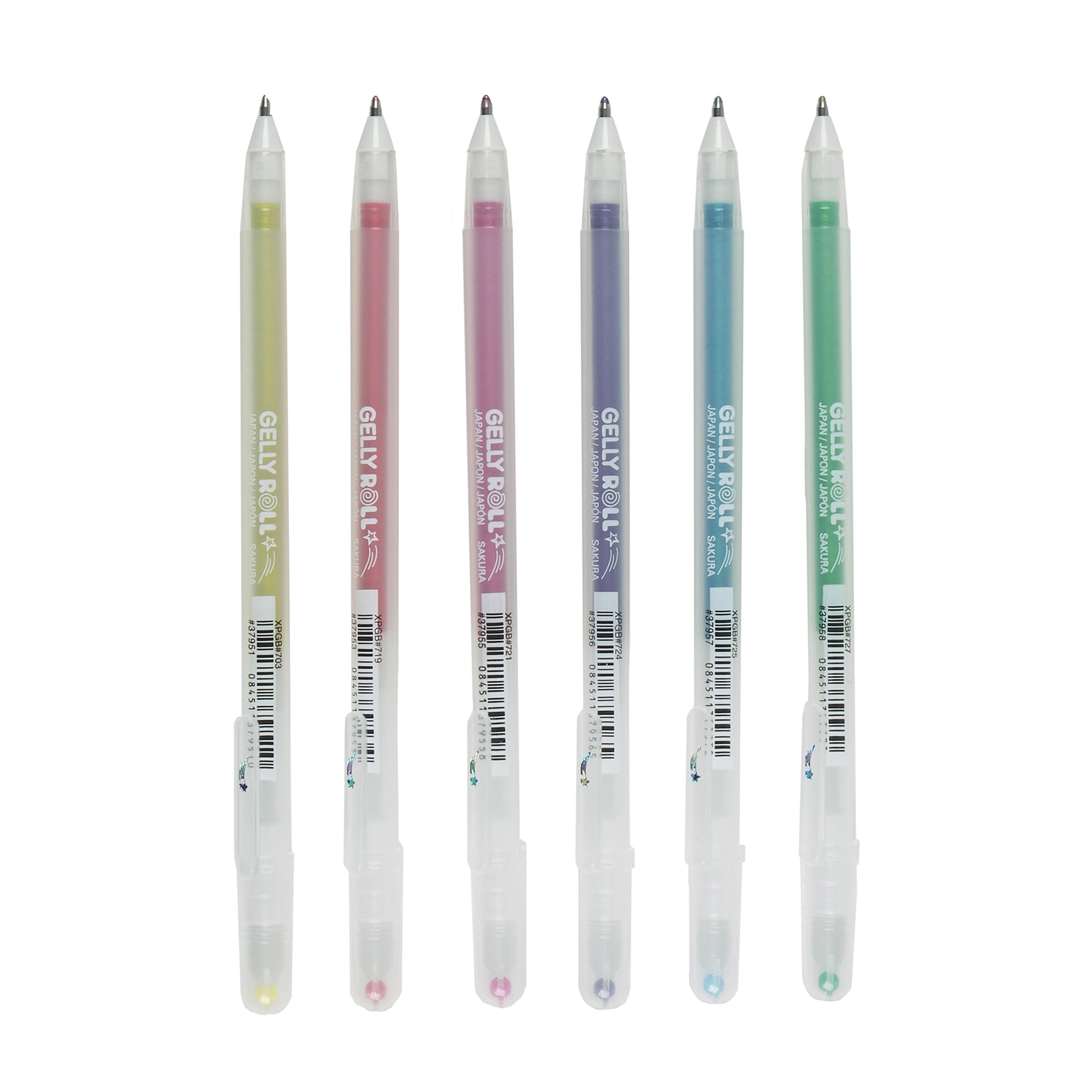 37958 Sakura Gelly Roll Pen Stardust Gel Pen Lime Star Pack of 1 0.5mm