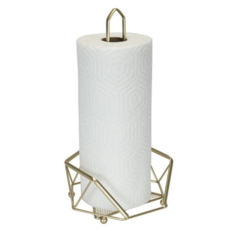 towel holder paper gold kitchen geode satin walmart