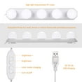 thumbnail image 4 of Amdohai LED Vanity Mirror Lights Dimmable, Tomshin-e Hollywood Light for Make up, 4 of 8