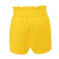 thumbnail image 5 of HUPOM Lounge Shorts Women Shorts Shorts High Short Playing Yellow L, 5 of 6