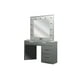 thumbnail image 1 of Tocador vanity R21 MUEBLES moderno con focos chico gris, 1 of 1