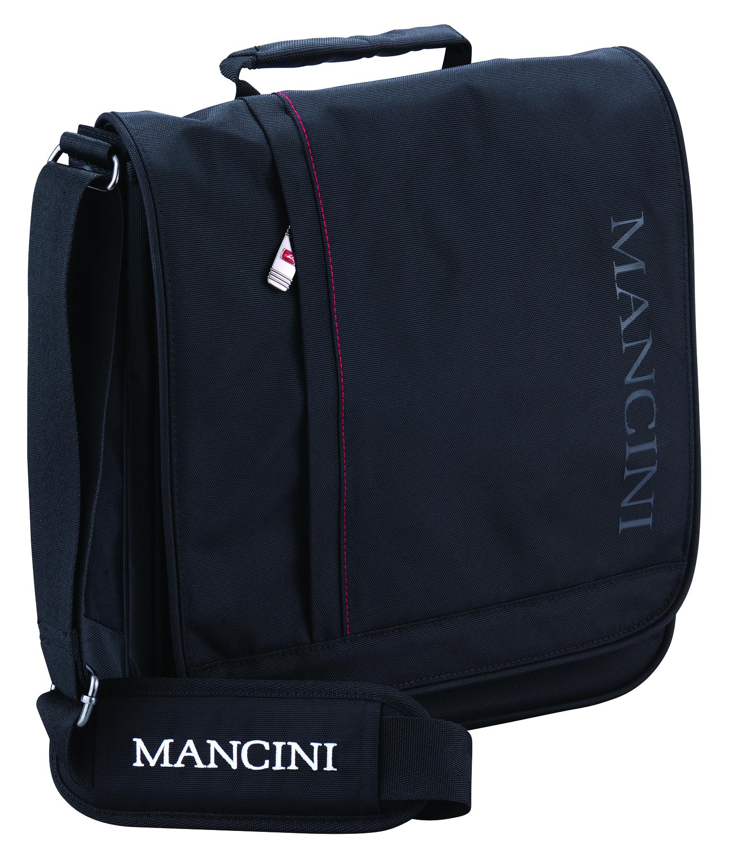 Mancini Biztech RFID Secure Crossover Bag for MiniLaptop and Tablet