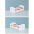 thumbnail image 3 of Lit Miniature en Bois 1:12 Lit en Bois pour Maison de Poupée Lit Miniature pour Poupée pour Maison de Poupée, 3 of 10