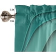 thumbnail image 5 of Ombre Abstract Geometric Valance Curtains, 54"W x 18"L, Rod Pocket, Modern, Contemporary, Green, Red, Bedroom, Living Room, Kitchen, Bathroom, 5 of 6
