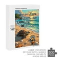 thumbnail image 6 of 500 Piece Puzzle for Adults – Turtle on the Beach with Motivational Quote – Premium Wooden Jigsaw for Calm, Creativity & Wall Display, 6 of 8