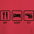 thumbnail image 3 of CafePress - Eat Sleep Fly Dark T Shirt - Men's Classic Graphic Cotton T-Shirt, 3 of 4