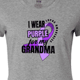 thumbnail image 4 of Inktastic I Wear Purple For My Grandma Lupus Awareness Women's T-Shirt, 4 of 5