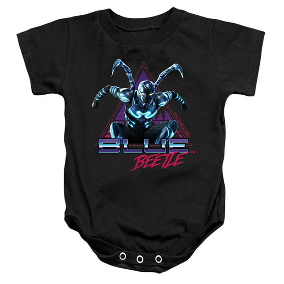 Blue Beetle (2023) Leaping Triangle Unisex Infant Snap Suit for Baby