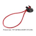 thumbnail image 3 of Accesorios para asiento de camión de vaquero de cuerda de algodón para coche, color rojo, 3 of 3