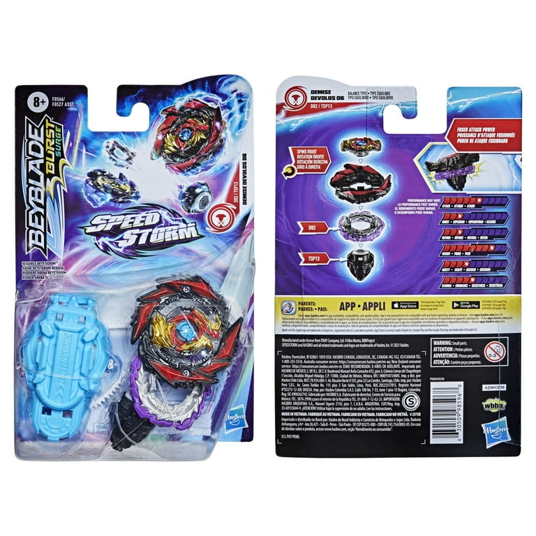 スウェディッシュデス、メロデス セット Beyblade Burst Surge Speedstorm Demise Devolos D6 Starter Pack