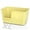 Yellow, variant on Extra Large High Sided Cat Litter Box - 24.8" L x 11.4" W x 13.0" H, XL Jumbo Kitty Litter Box for Big Indoor Cats, Tool-Free Assembly (Beige)