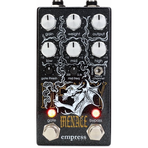 Pedal de efectos de guitarra con distorsión Empress Heavy Menace