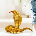 thumbnail image 3 of Stuffed Animal Toy Reptile Soft Anaconda Party Decor   Yellow, 3 of 8