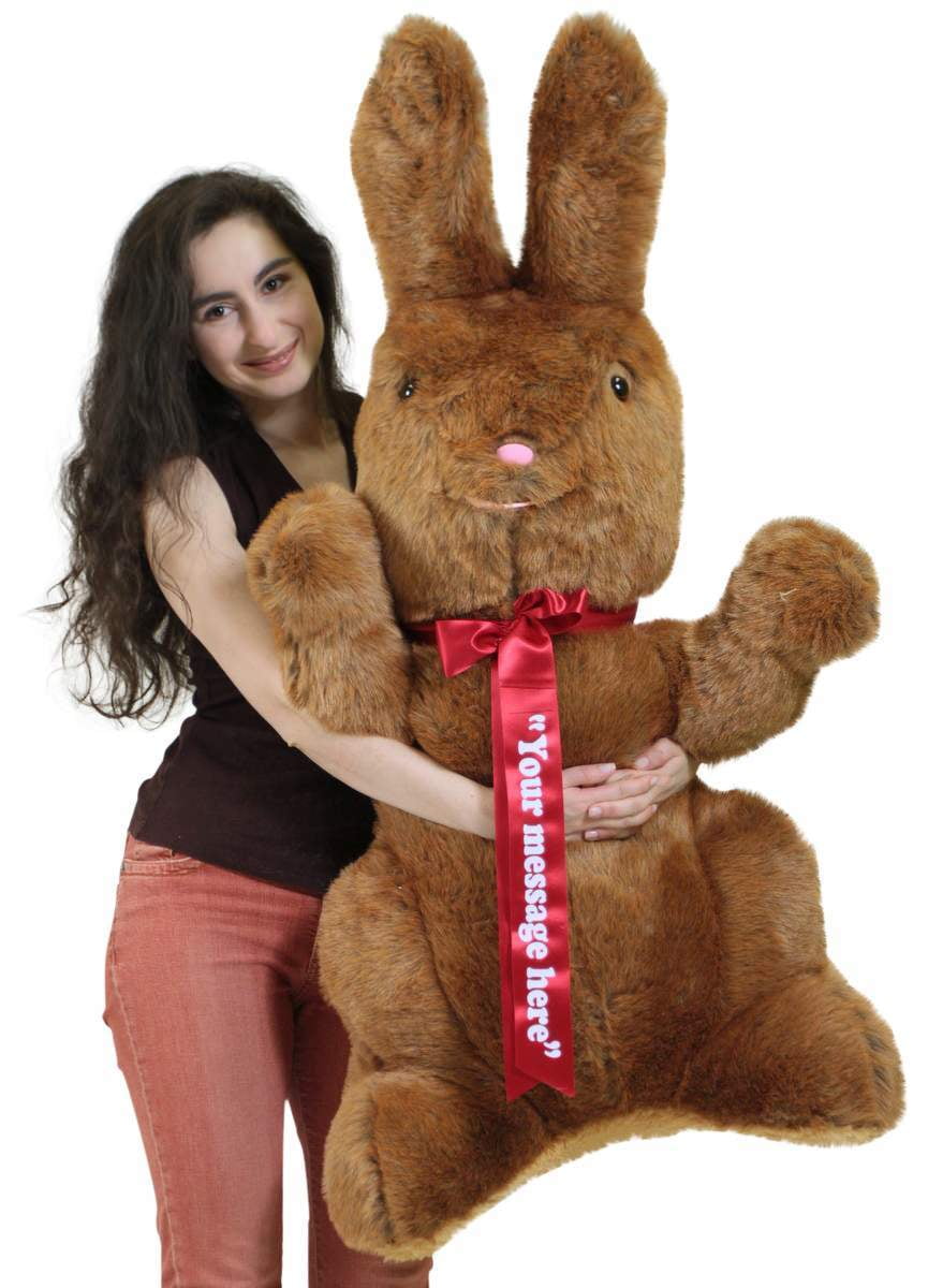 brown bunny plush