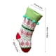 thumbnail image 3 of Fiudx Medias Navideñas a Cuadros, Diseño de Papá Noel con Copos de Nieve, Decoración Festiva para El Hogar, Decoración de Pared para Chimenea, Perfectas para Fiestas Navideñas, Tamaño 45 X 21 Cm, Jue, 3 of 4