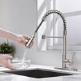 Spring Kitchen Spray Kitchen Faucet Pull Down Spray 3 Function Spring Mixer Hot Cold ...