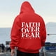 thumbnail image 1 of MHFRRA Sudadera con Capucha para Hombre, Holgada, de Manga Larga, con Estampados Delanteros y Traseros, para Uso Diario Informal En Otoño E Invierno Rojo, 1 of 5