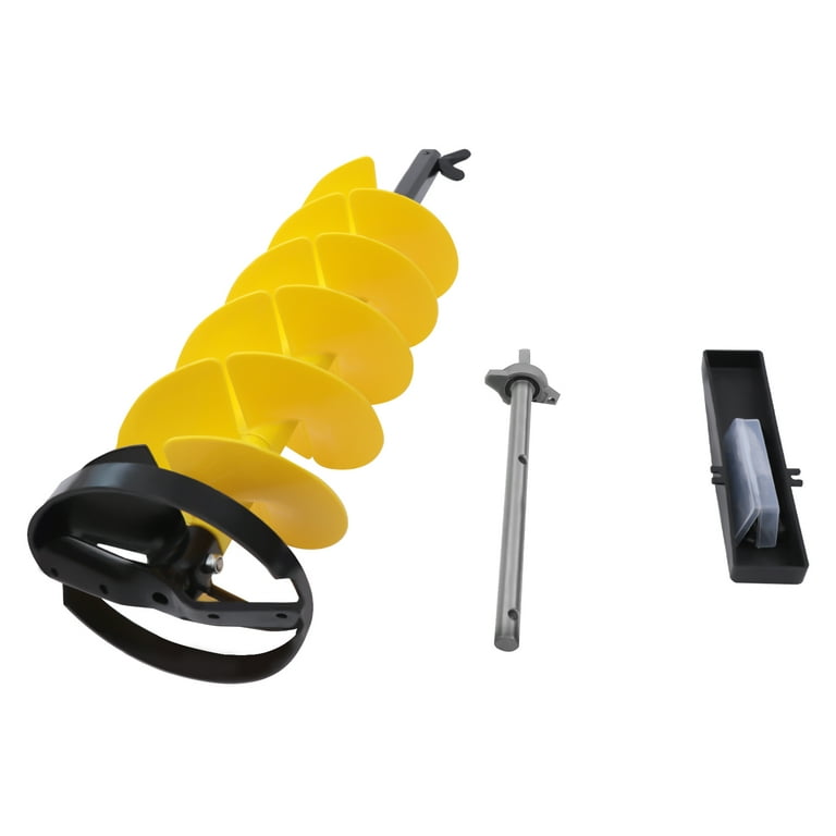 8 Diameter Nylon Ice Drill Auger Bit with 11.8 Extension Rod for Ice  Fishing Ice Burrowing