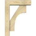 thumbnail image 3 of Ekena Millwork 6"W x 22"D x 30"H Westlake Block Rough Sawn Bracket w/ Offset Brace, Douglas Fir, 3 of 25