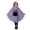 AB138 Purple, variant on Halloween Onesie Romper Ghost Robe Outfits For Kids Comfortable Long Sleeve Hooded Face Print Robe Boys And Girls School Play Clothes