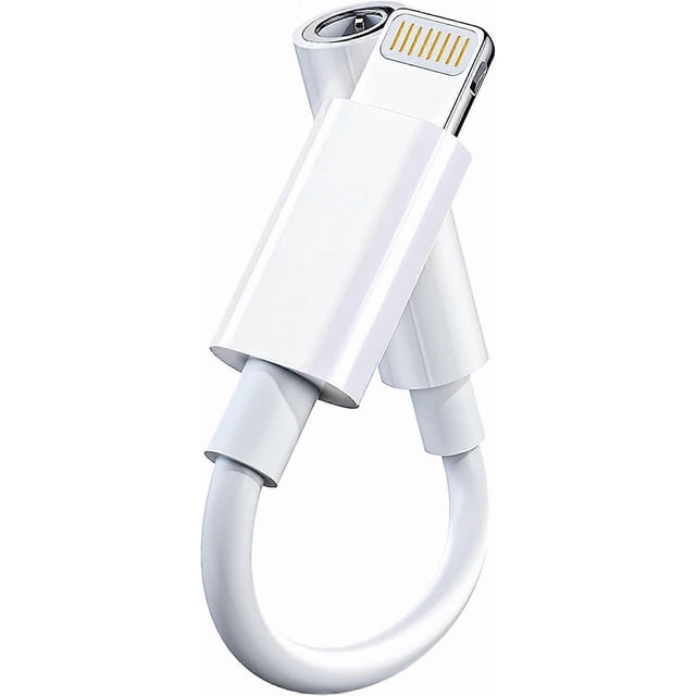 iPhone 3.5 mm Headphone Jack AdapterApple MFi Certified Lightning to 3.5mm Jack Dongle Headphone Accessories Aux Audio Compatible for iPhone 13 Pro Ma