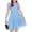 Light Blue, variant on Tween Girls Dresses Red Sleeveless Cute Dresses Hawaiian Dresses for Girls 11-12 Years
