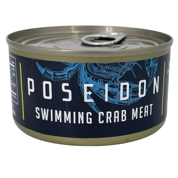 Poseidon Chunk Crabmeat Wild-Caught High-Protein 6 oz