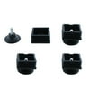 Uxcell 38 x 38mm Table Adjustable Leveling Foot Square Tube Insert 4 Sets